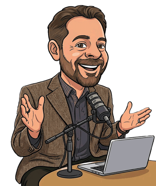 Illustrated caricature of Matthew Herrera. Click to learn more about him.
